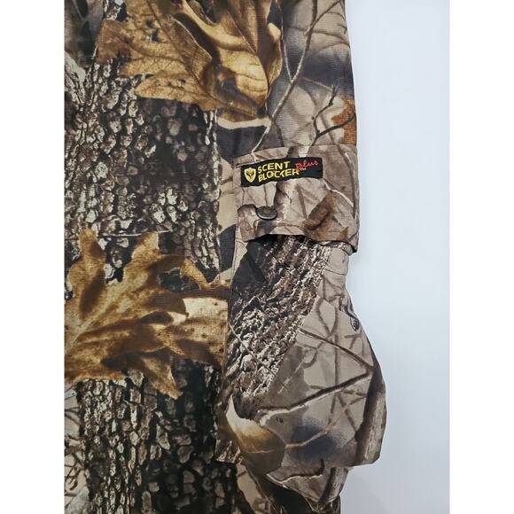 Scent Blocker Plus Insulated Men Large Woodland Camo Hunting Pants Size Large - Picture 2 of 11